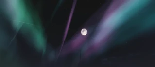 The sky during an Aurora Borealis