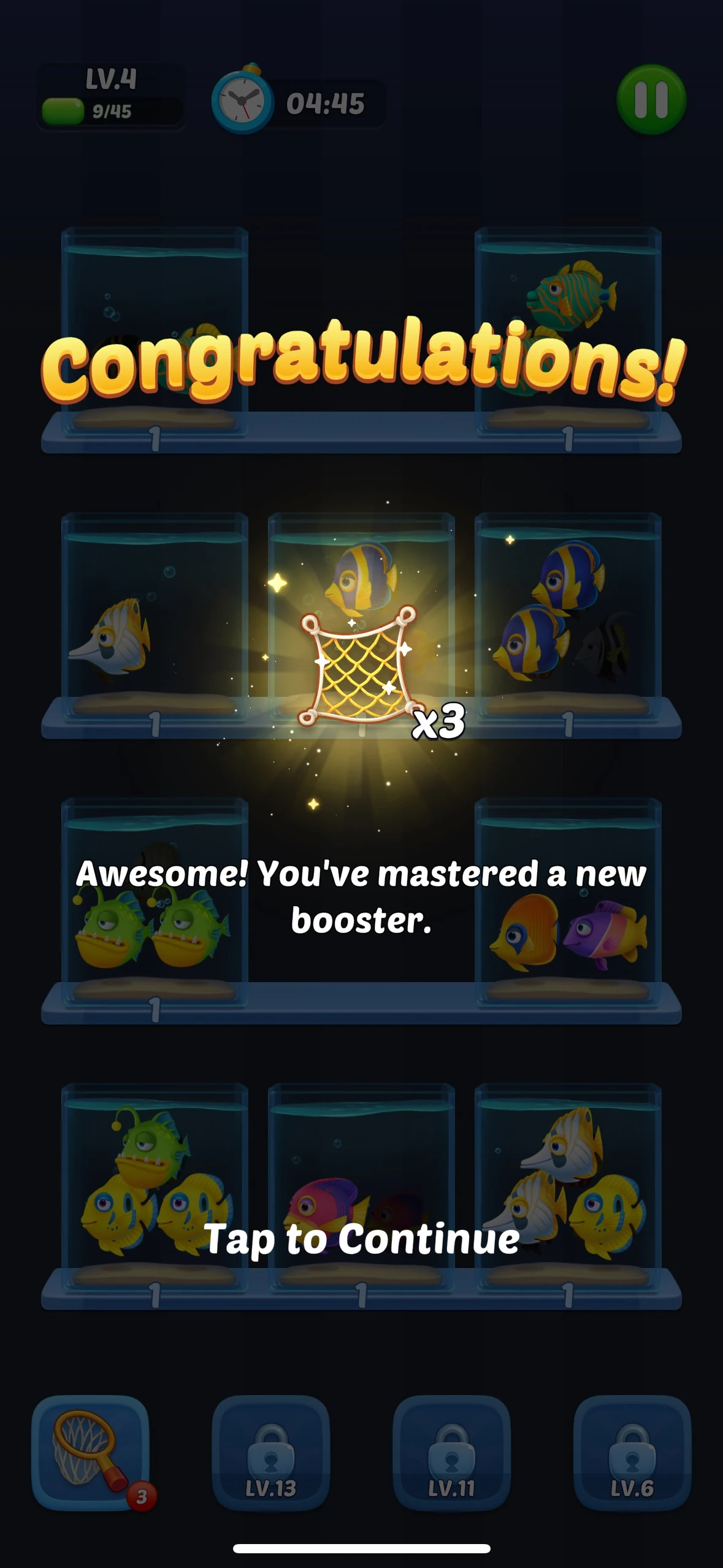 Pre-Level Boosters | Fish Sort Wiki | Fandom