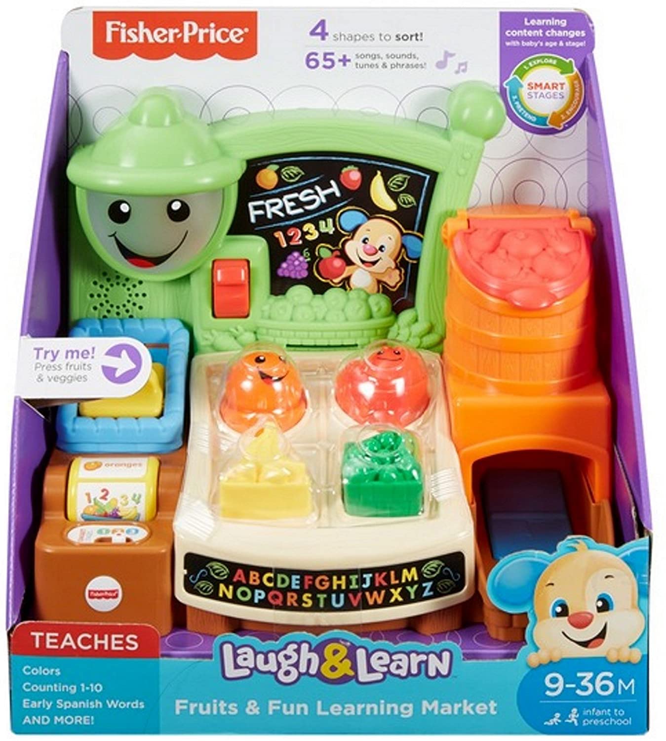 Fisher price fruits and fun sales learning market