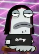 Scabbo getting ready for pictures.