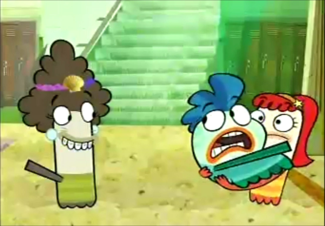 Oscar Makes an Impression Fish Hooks Wiki Fandom