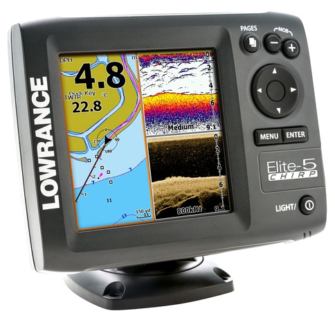 Lowrance Elite-5 CHIRP 83 200 455 800