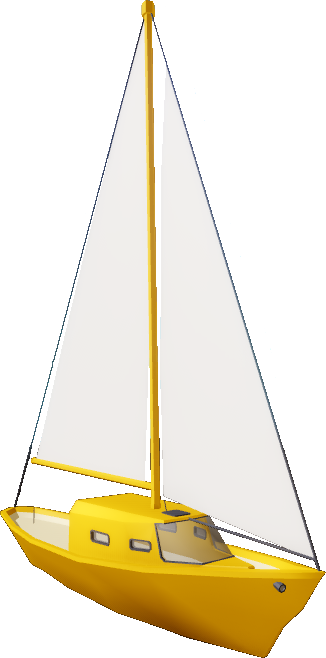 golden sailboat fishing simulator