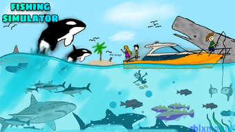 Fan Art Fishing Simulator Wiki Fandom - fishing simulator roblox art contest