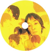 Slipmat placed behind CD.