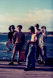 In Melbourne during a break from studio recording, February 1991