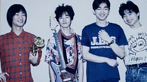 Before a university performance, in 1989