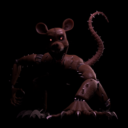 TigeraRainbowra(OPENED for commissions!) on X: Monster Rat looking good  ôvô (from Five nights at Candy's 3)  / X