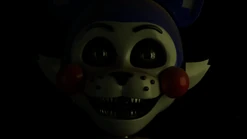 Forgotten Candy in a cutscene after beating Night Null in Five Nights at Candy's Remastered.