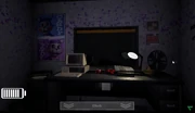 The Office, as it appears when the battery has power