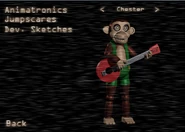 Chester in the extra menu.