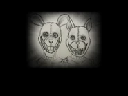 Mary Schmidt's drawing of Monster Rat and Monster Cat shown in the intro cutscene.