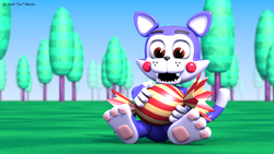 Five Nights At Candy's-pixel Art-candy The Cat Outdoor Hiking