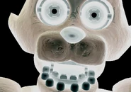 A phantom-like final frame of Old Candy's jumpscare.