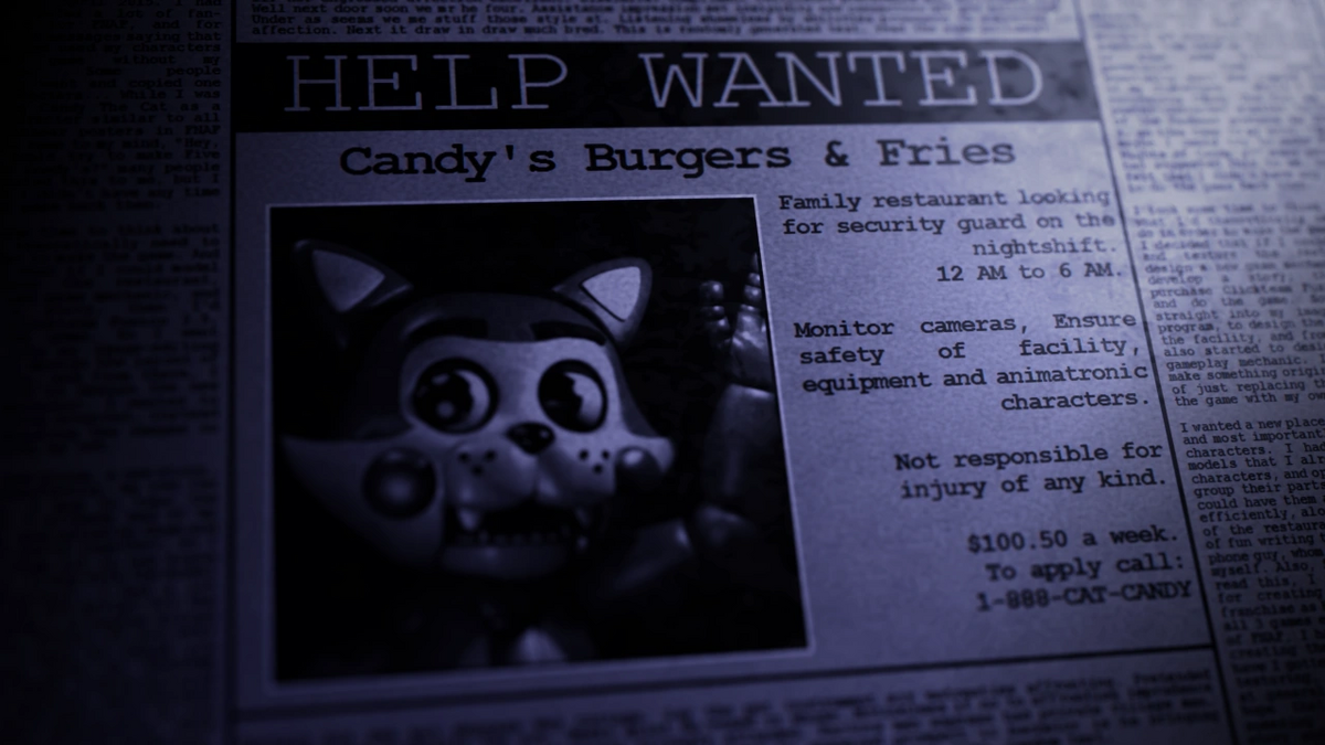 FNAC:R's menu in other FNAF games style! : r/fivenightsatcandys