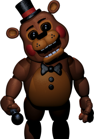 Withered Freddy PNG and Withered Freddy Transparent Clipart Free