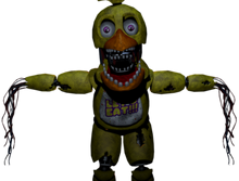 Trasformei a withered chica em uma chica normal.