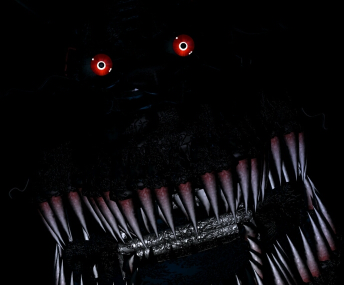 Muitos pensavam que em fnaf 2 esse animatronic parecia ser preto