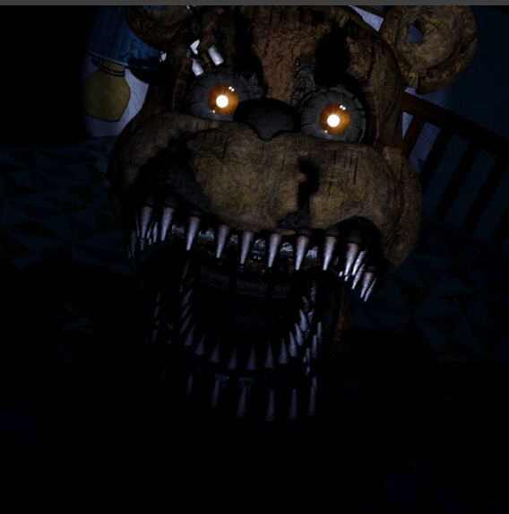 e se os nightmare animatronics fossem feitos de carne e osso em five night  at freddys ? #fnaf 