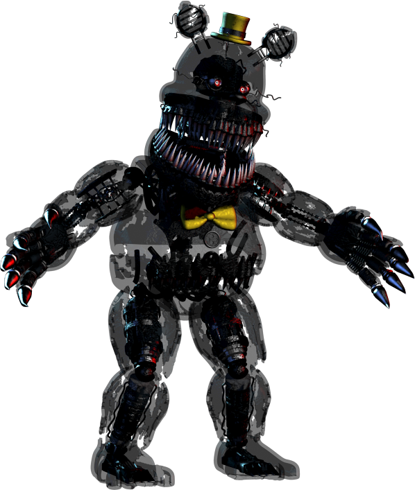 FNAF 3 NIGHTMARE MODE + ANIMATRONICS REAL NAMES