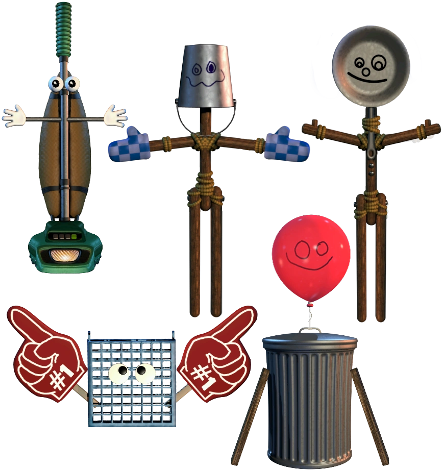 Trash n' the Gang Five Nights at Freddy's Animatronic Guidance Wiki