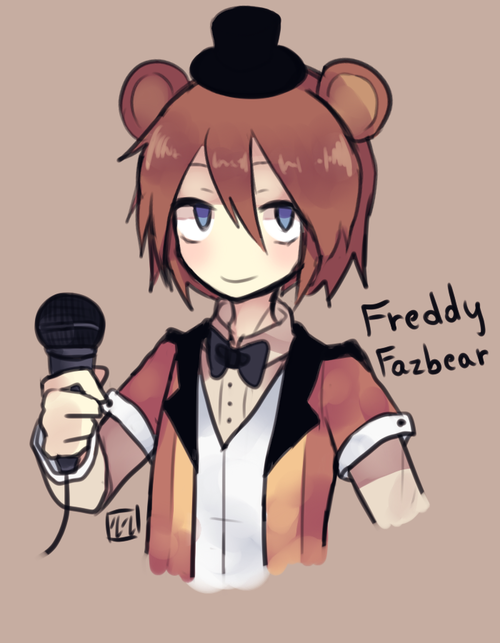 Drawing FREDDY in Different Anime Manga  Game Styles FNAF  YouTube