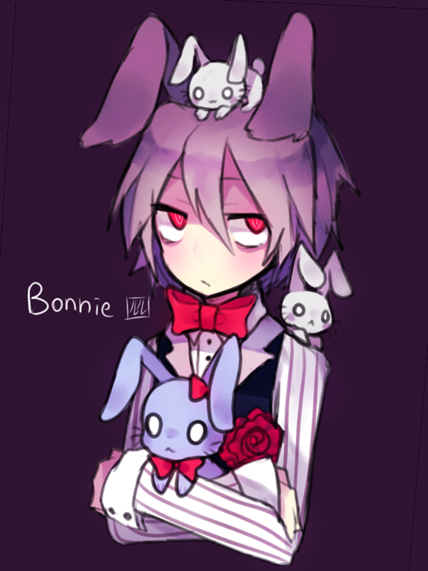 Anime style Bonnie : r/fivenightsatfreddys
