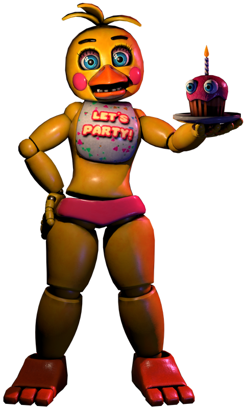 Toy Chica Png - Scary Chica Five Nights At Freddy's, Transparent