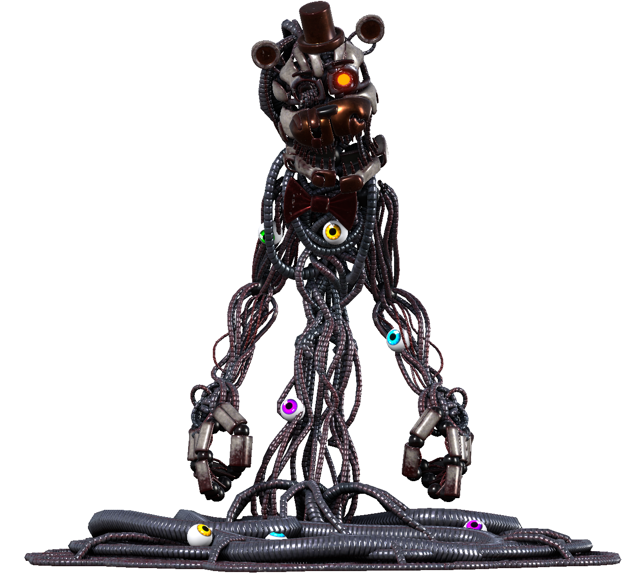 What do you think molten Freddy and scrap baby got up to after