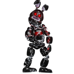 3D file FNAF / FIVE NIGHTS AT FREDDY'S Black Heart Bonnie 💜・3D