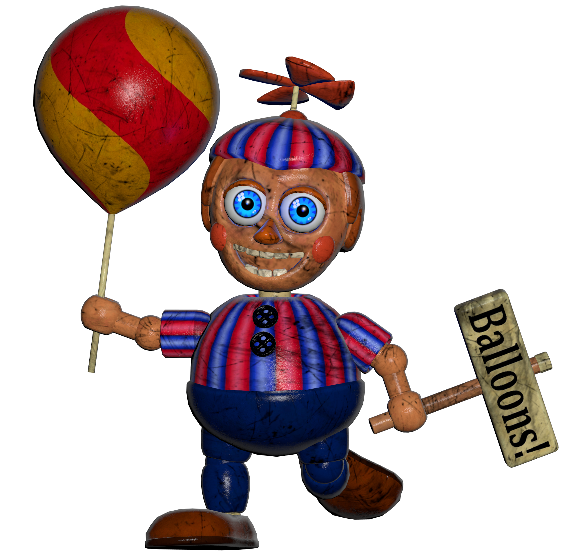 Villains Wiki - Ballon Boy Fnaf Ar, HD Png Download - vhv