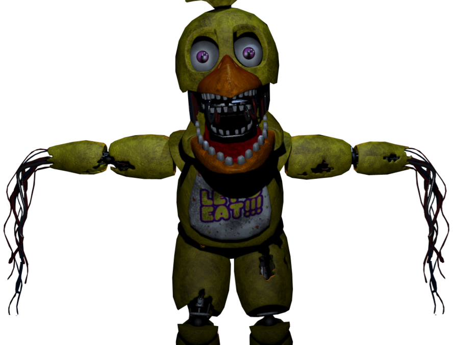 Totally Fixed Withered Chica (This Represents How Cheap Fazbear  Entertainment Is) : r/fivenightsatfreddys