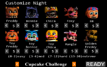 FNaF 2 Codigo CupcakeChallenge