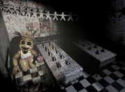 Toy Chica en el salon de fiestas