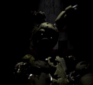 La primera aparición de Springtrap en el trailer.