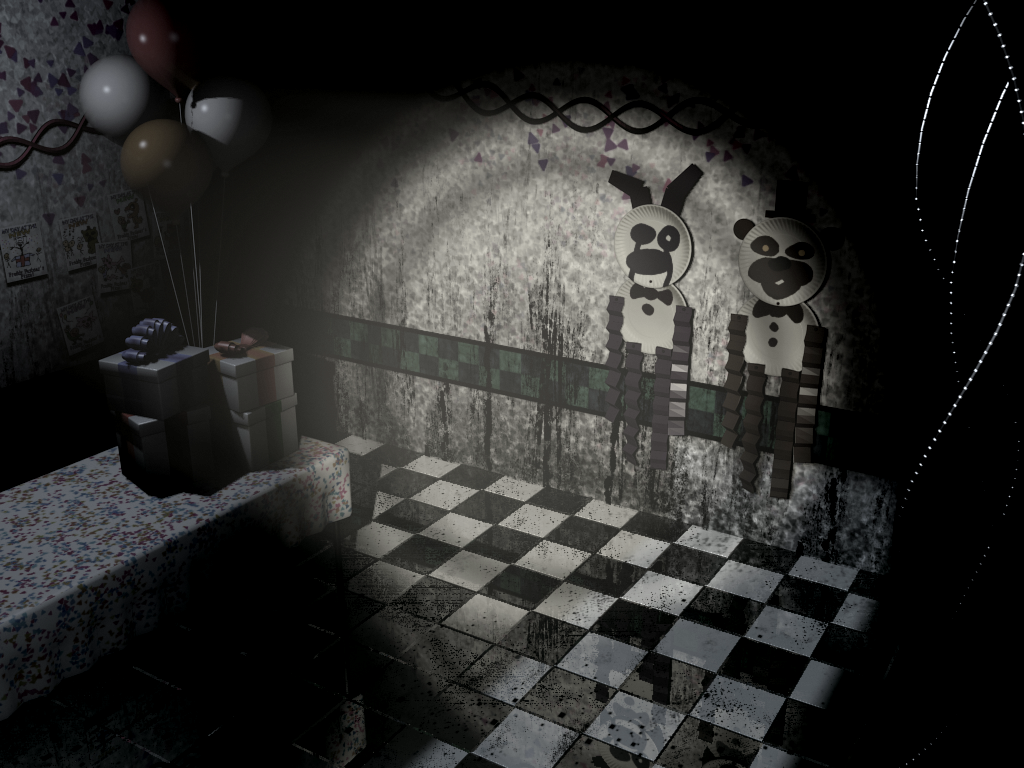 Muñecos de papel de five nights at freddy's 2025