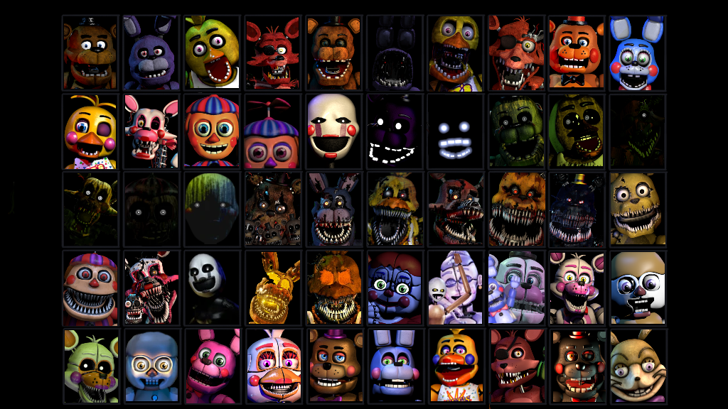 O que os animatronics dizem na custom night?