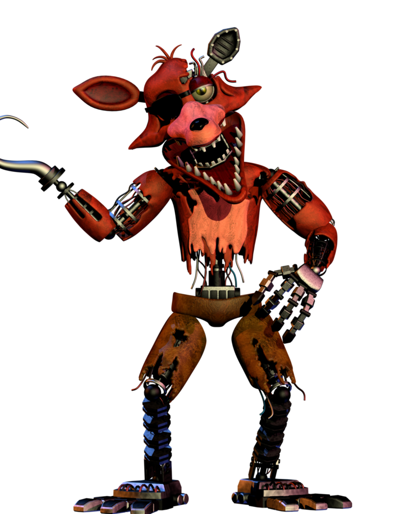 112 WITHERED FOXY JUMP SCARE HOLO FOIL SP 2016 FNAF Five Nights at Freddy's  card