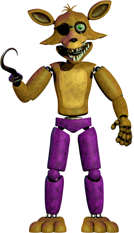 CaptainFoxy456 on X: Springlock Foxy i know it's called Unnightmare Foxy  but springlock foxy makes sense because springlock animatronics have five  fingers  / X