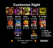 The Extreme Night of Doom preset in-game