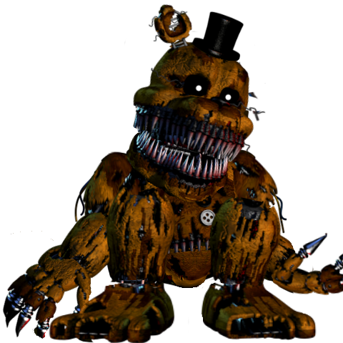 Withered Golden Freddy png images