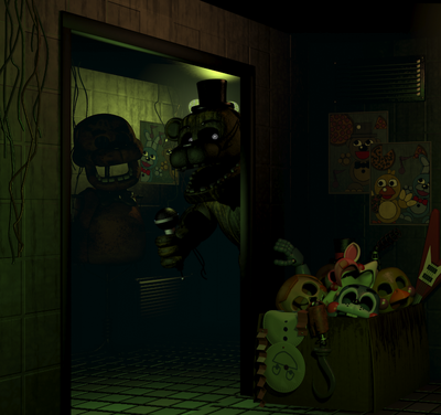 Play Golden Bonnie FNAF3 Paint for free without downloads