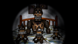 The Nightmare Animatronics (FNaF 4 - SFM) by LandynGunderfan on