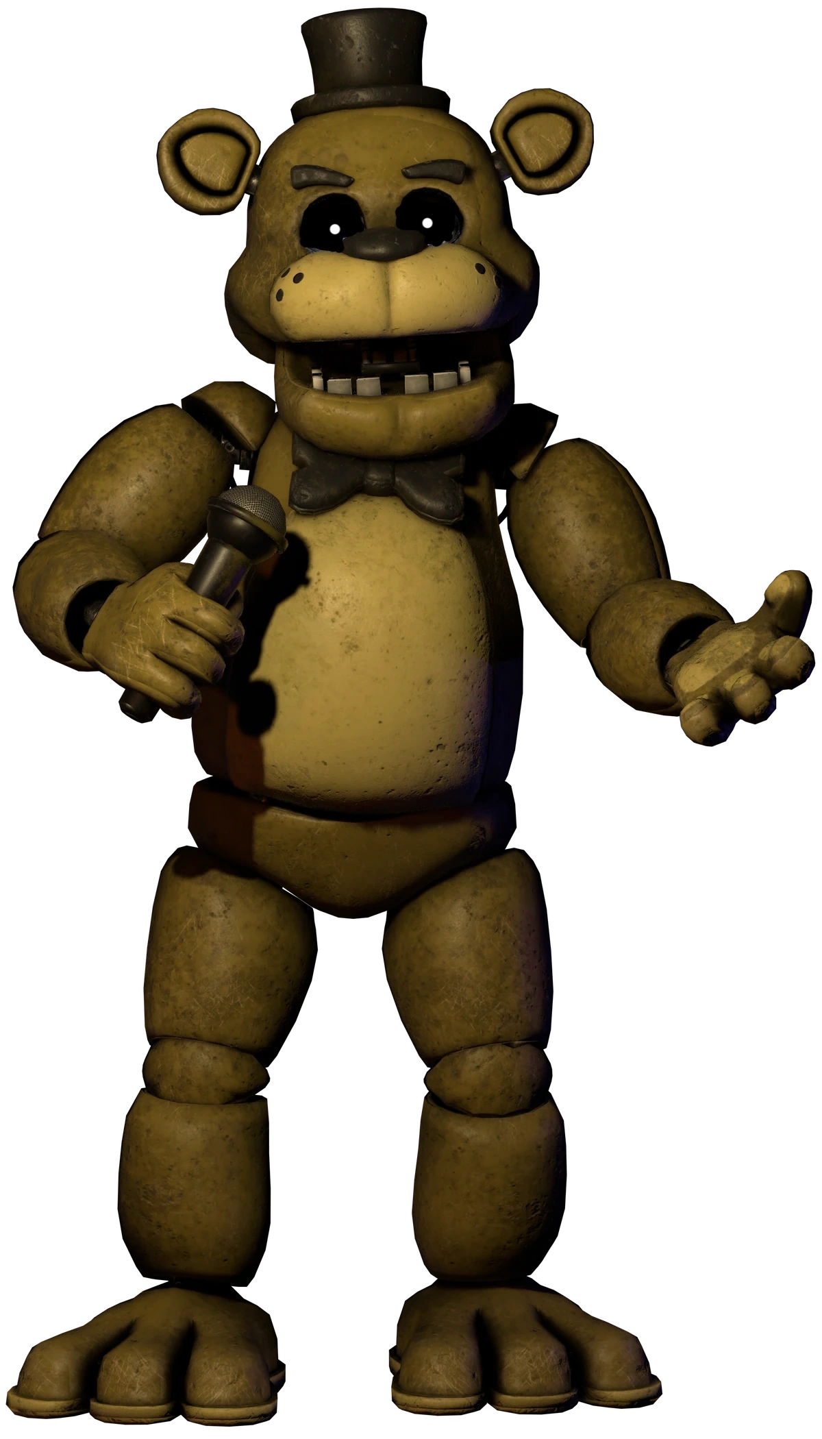 Golden Freddy Png - Fnaf 1 Golden Freddy Full Body, Transparent