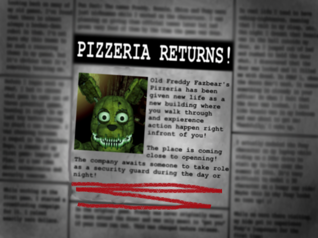 What Awaits Us in the Lore of the New Five Nights at Freddy's?