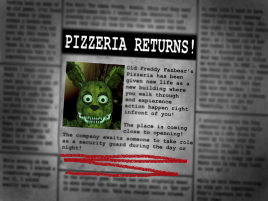 What Awaits Us in the Lore of the New Five Nights at Freddy's?