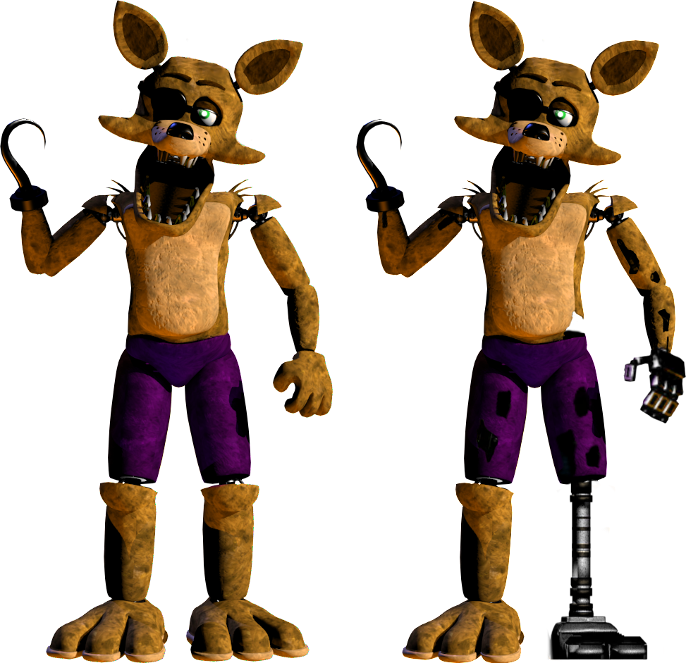 CaptainFoxy456 on X: Springlock Foxy i know it's called Unnightmare Foxy  but springlock foxy makes sense because springlock animatronics have five  fingers  / X