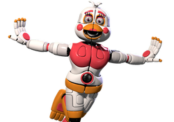 El Tīo Dave — Funtime Chica in the pose of one of