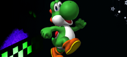 Only Yoshi at the Performing Stand