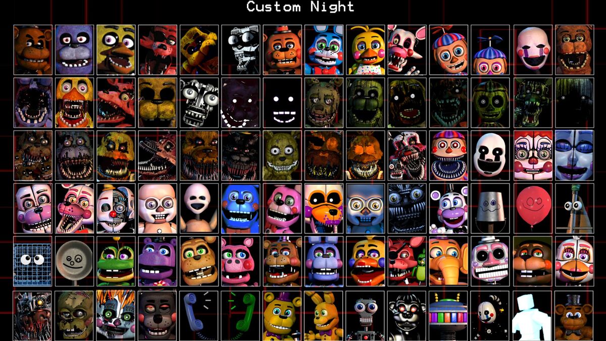Ultimate Custom Night: Overtime | Five Nights at Freddy's Fanon Wiki ...